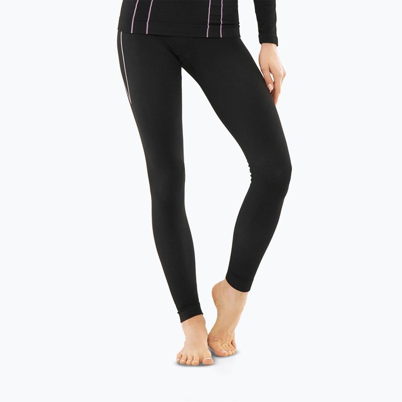 Női thermo nadrág Viking Etna 2.0 black/purple