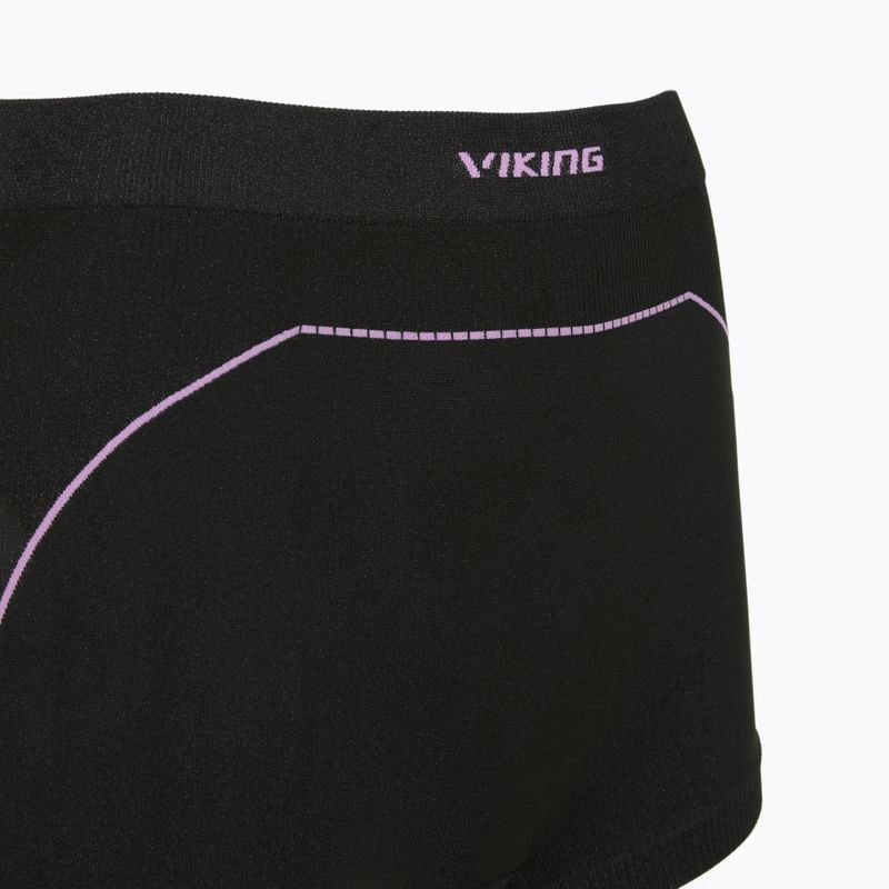Női thermo boxeralsók Viking Etna 2.0 black/purple 3
