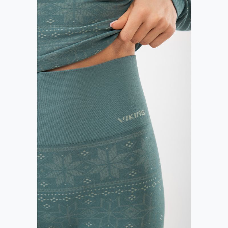Női termikus fehérnemű szett Viking Sigrid green 6