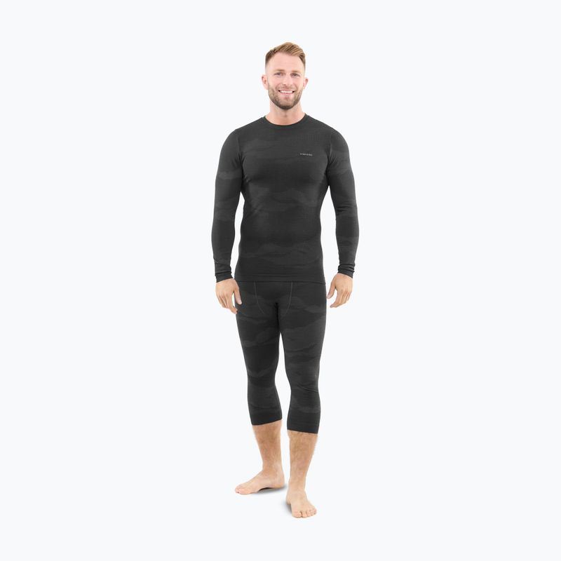 Férfi thermo alsónemű szett Viking Gasher 3/4 black