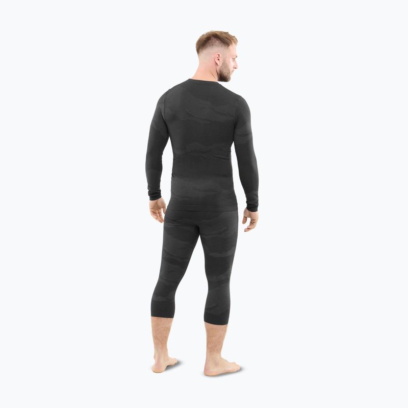 Férfi thermo alsónemű szett Viking Gasher 3/4 black 2