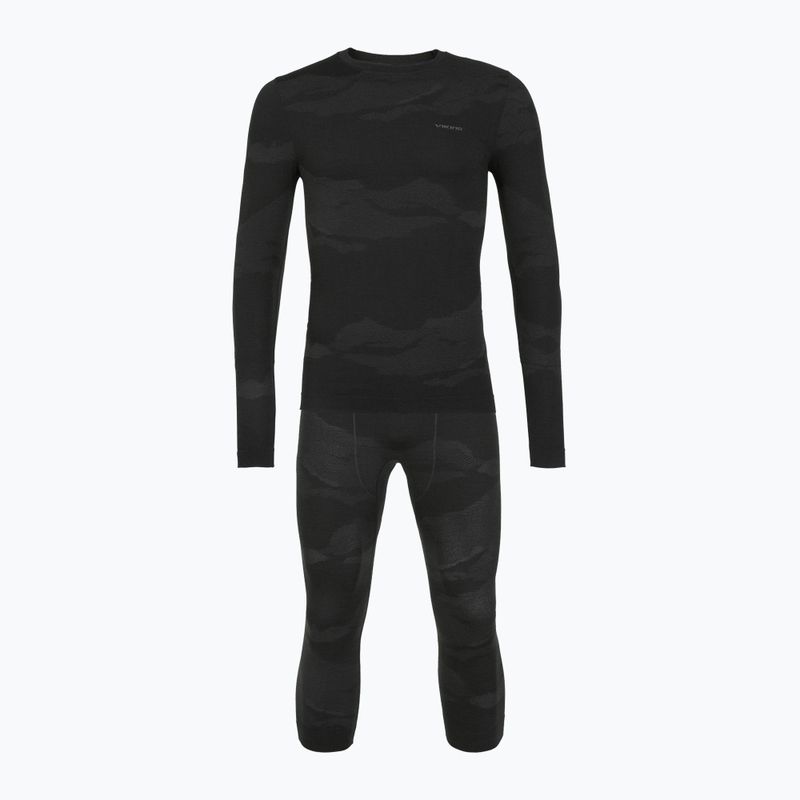 Férfi thermo alsónemű szett Viking Gasher 3/4 black