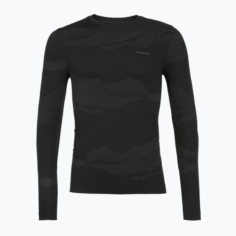 Férfi thermo alsónemű szett Viking Gasher 3/4 black 3