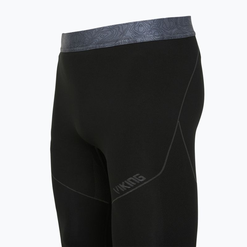 Férfi Viking Gary 3/4 fekete thermo nadrág 3