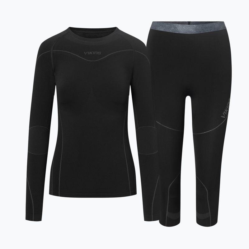 Női thermo fehérnemű szett Viking Gaja 3/4 black 7