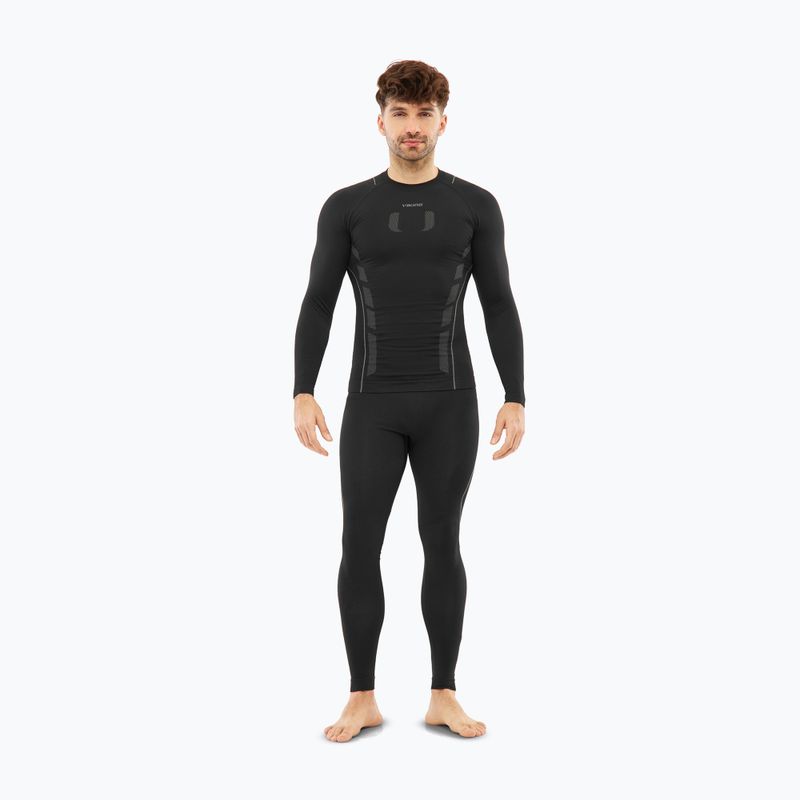 Férfi thermo nadrág Viking Eiger 2.0 black/grey 2