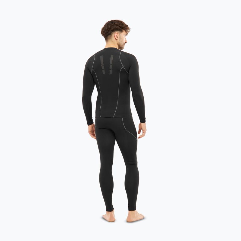 Férfi thermo nadrág Viking Eiger 2.0 black/grey 3