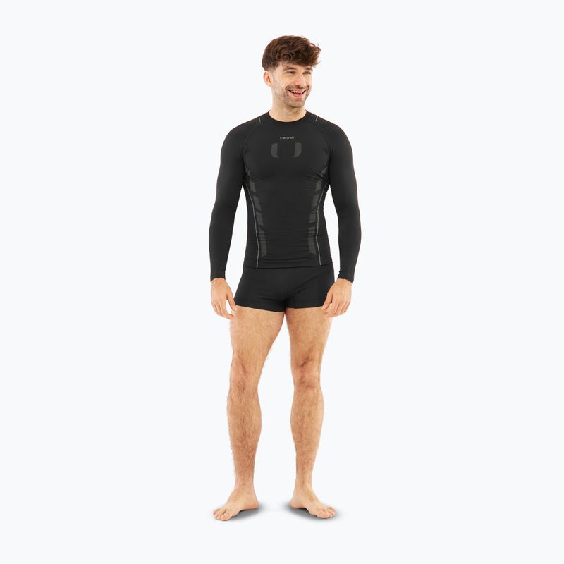 Férfi thermo boxeralsó Viking Eiger 2.0 black/grey 3