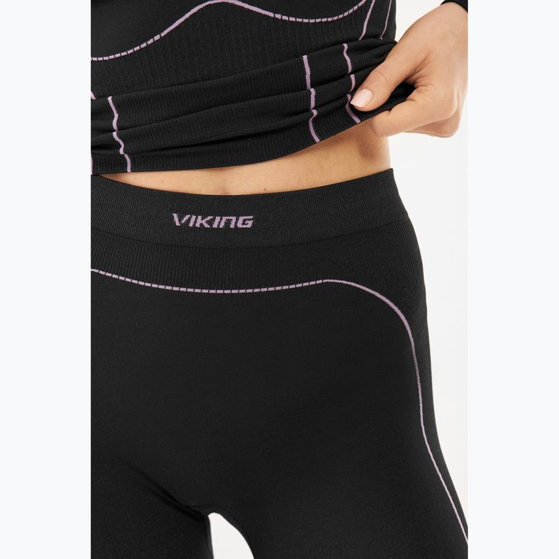 Női thermo fehérnemű szett Viking Eiger 2.0 black/purple 13