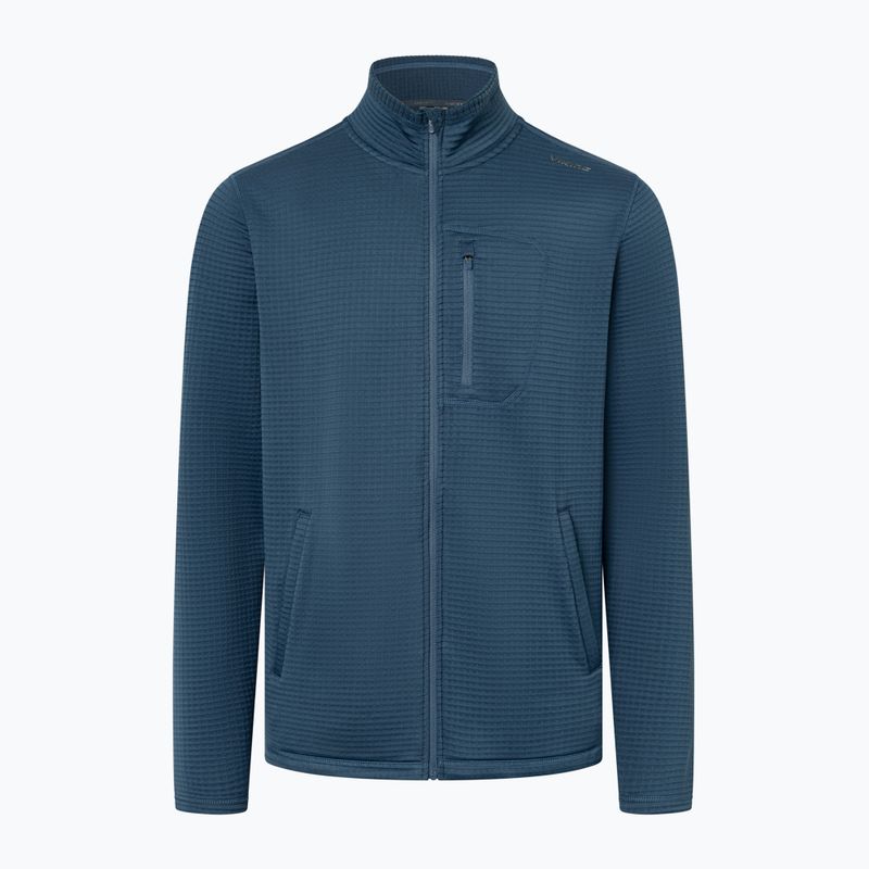 Férfi túra pulóver Viking Admont Full Zip navy 7