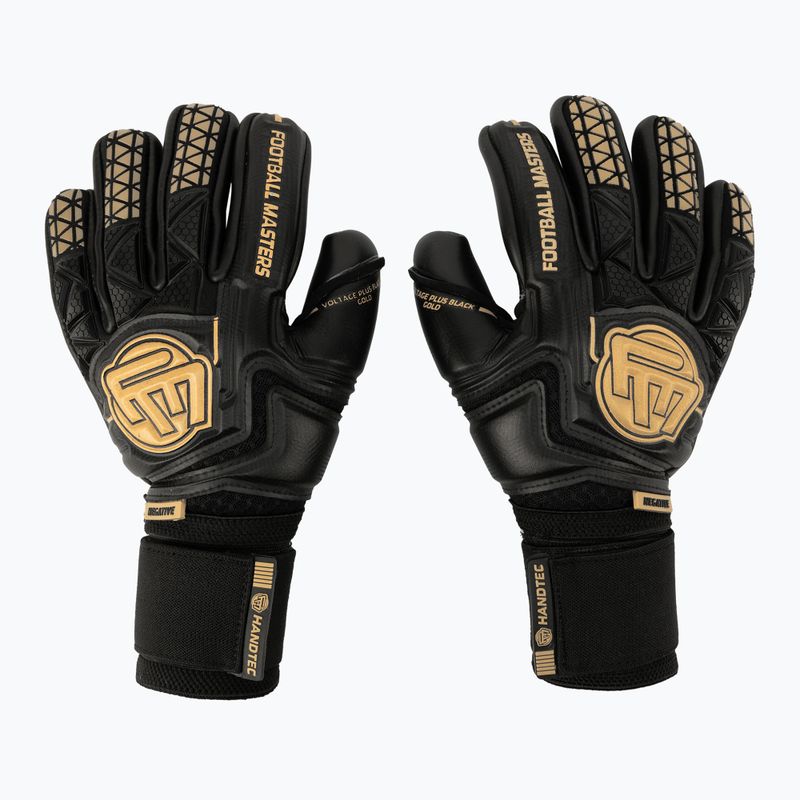 Football Masters Voltage Plus NC v 4.0 gyermek kapuskesztyű fekete 1190-3