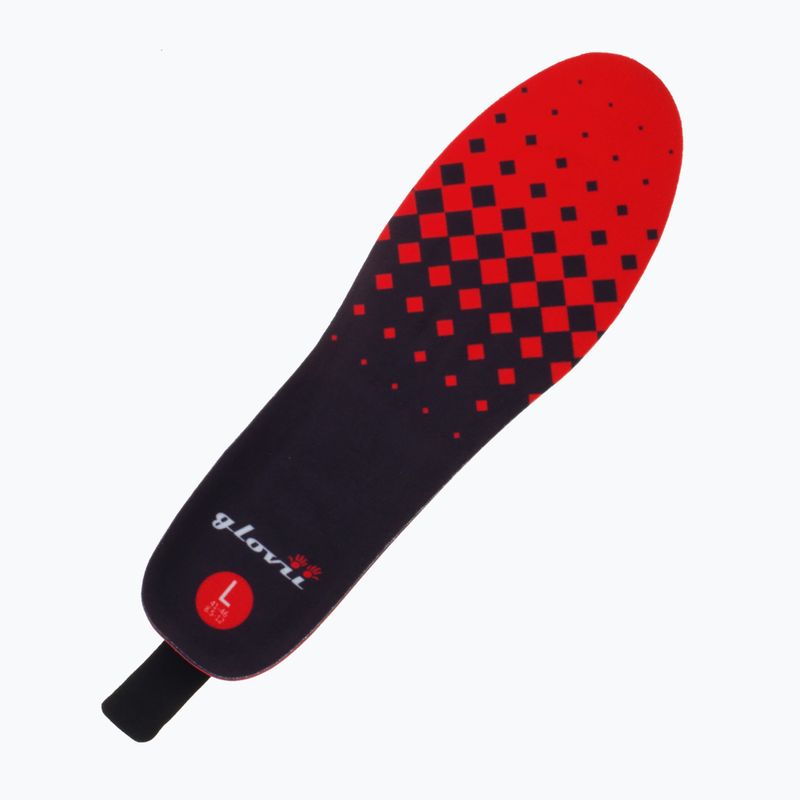 Glovia GW2 fűthető sícipőbetétek távirányítóval fekete színben 7