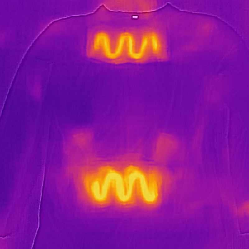 Glovii GJ1 fűthető melegített pulóver fekete 11