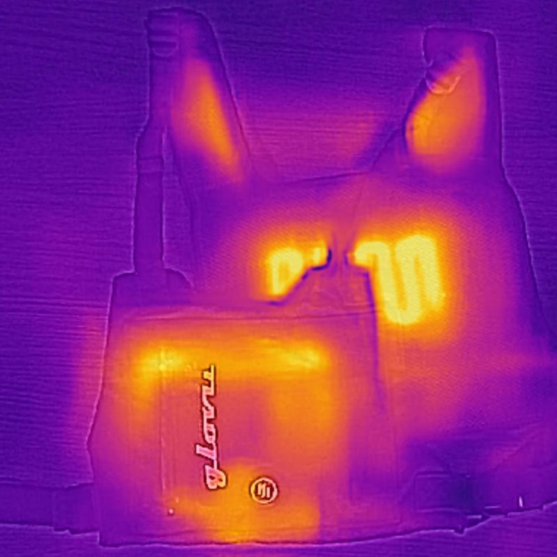 Glovii GV1 fűthető mellény fekete 10