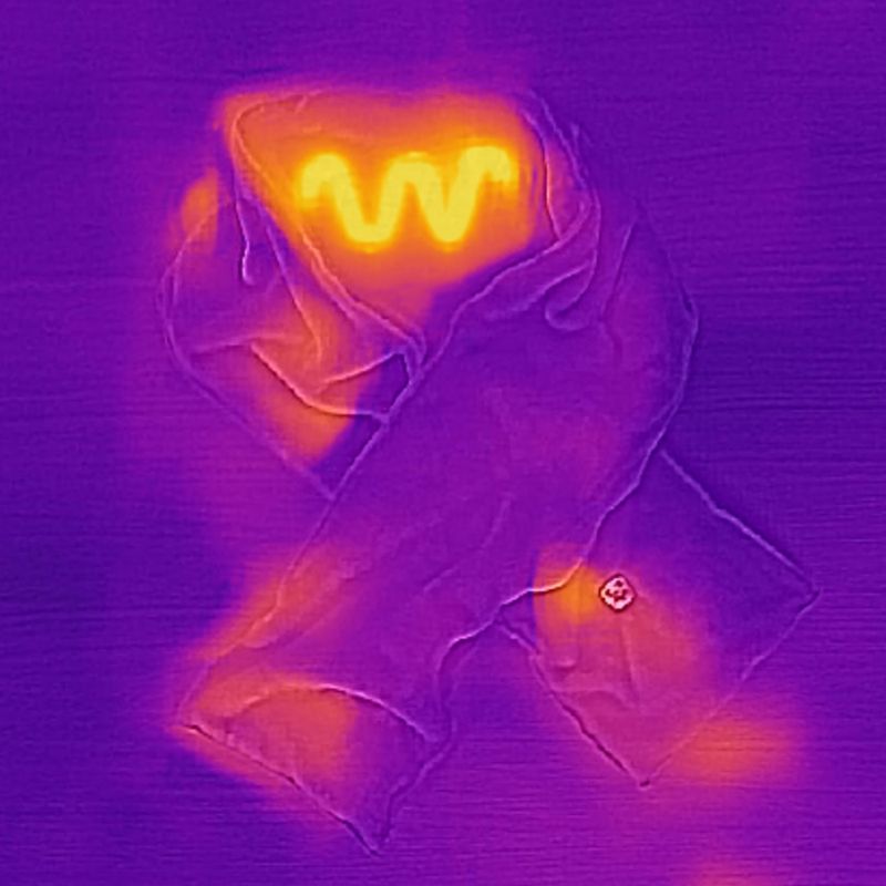 Glovii GA1B Fűthető sál fekete 11