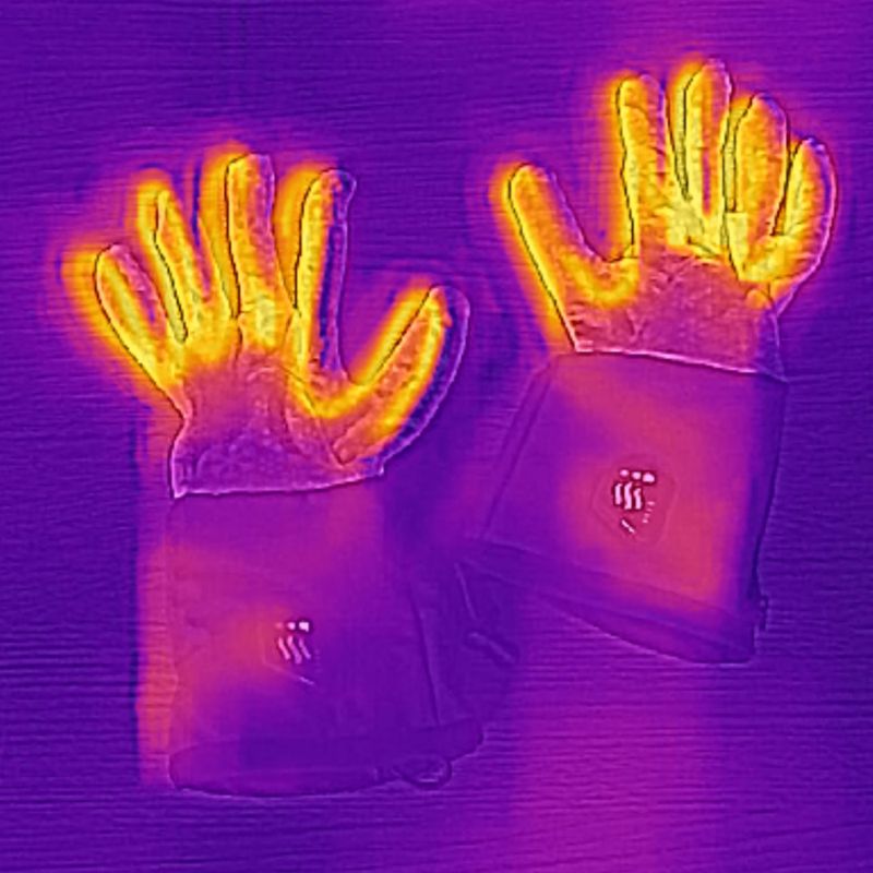 Glovii GEG szürke fűthető kesztyű 13