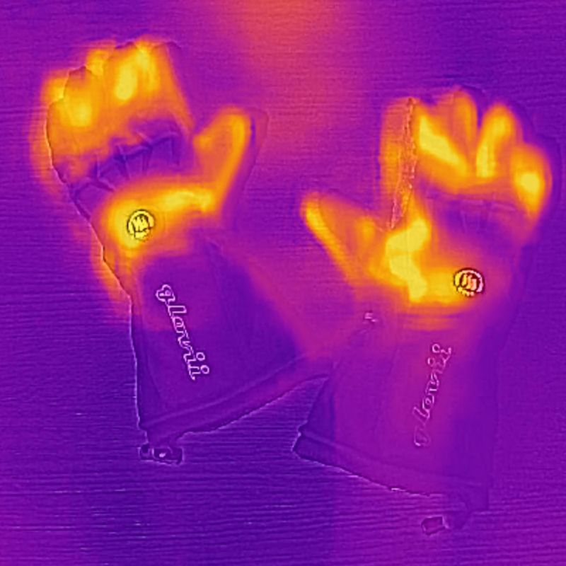 Glovii GR2 fűthető kesztyű fekete 11