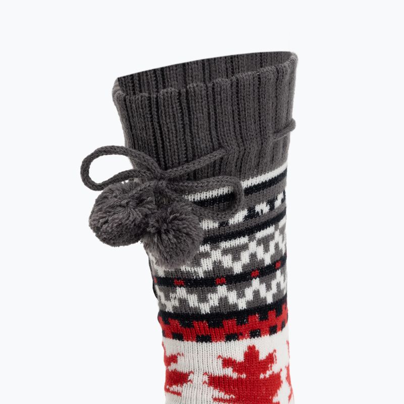 Glovii GOB fehér/piros/szürke fűthető mamusz 2x 3350mAh akkumulátor, USB töltőkábel 3