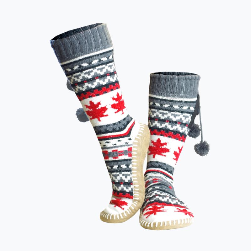 Glovii GOB fehér/piros/szürke fűthető mamusz 2x 3350mAh akkumulátor, USB töltőkábel 9