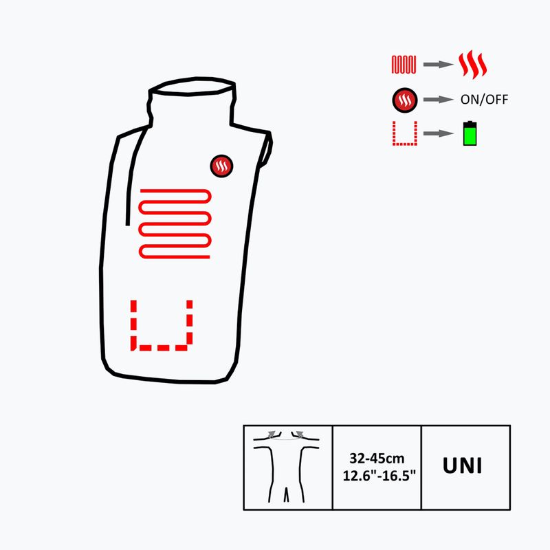 Glovii GA2M nyakmelegítő fekete 10
