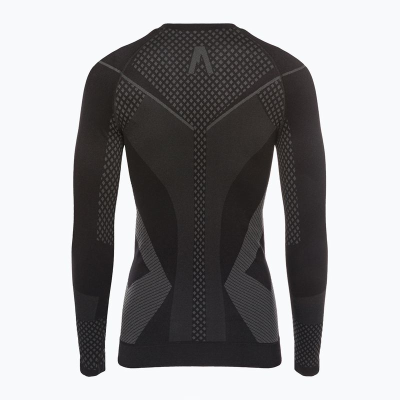 Női Alpinus Active Base Layer thermo melegítő pulóve fekete/szürke 5