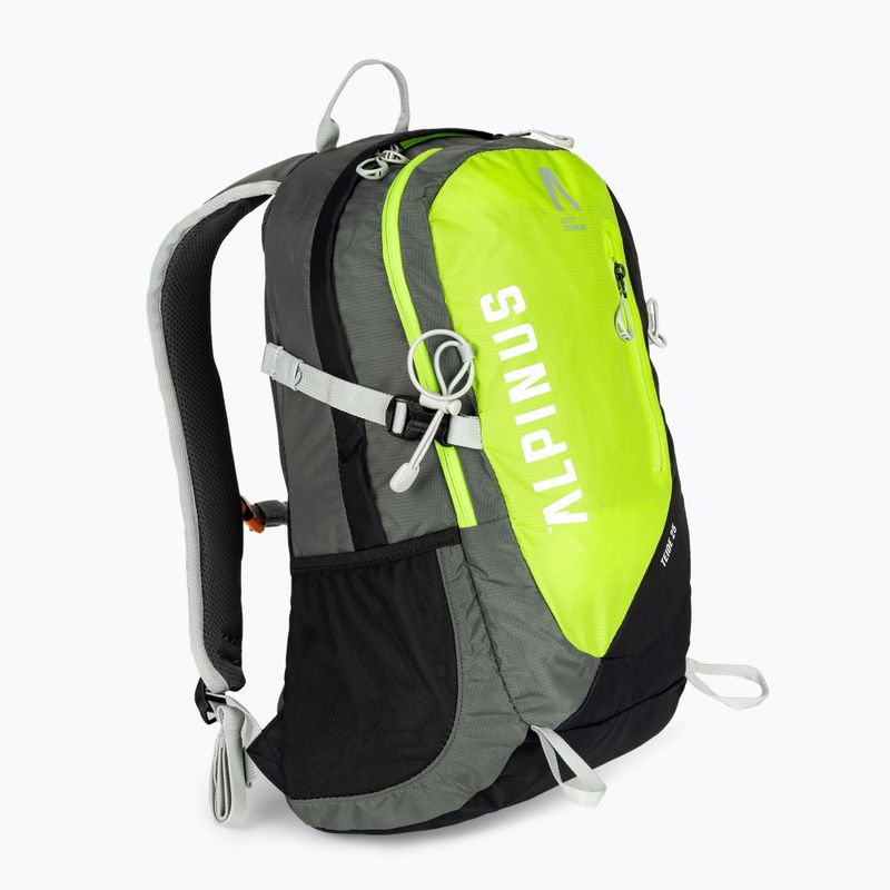 Alpinus Teide 25 l túra hátizsák fekete/lime 2