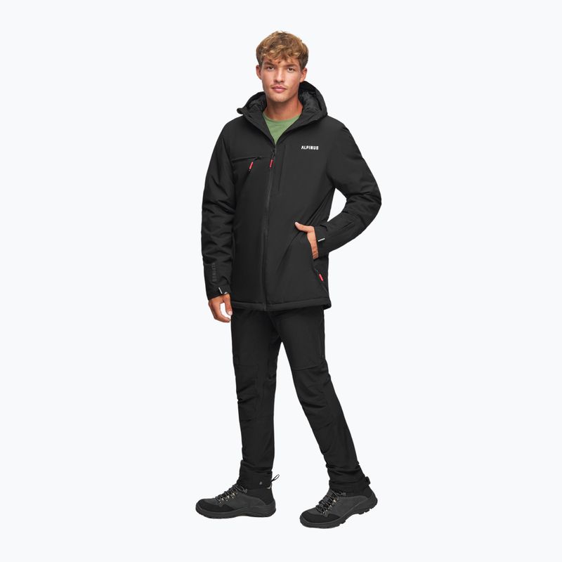 Férfi síkabát Alpinus Causses black 2