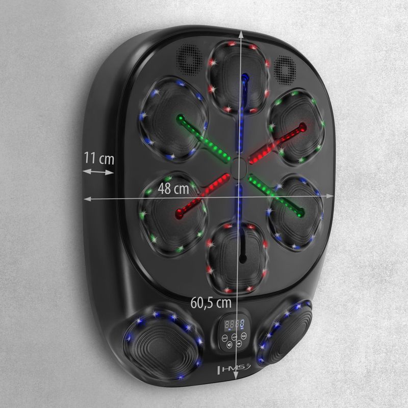 Elektronikus edzőkorong + kesztyű HMS TB10 fekete 6