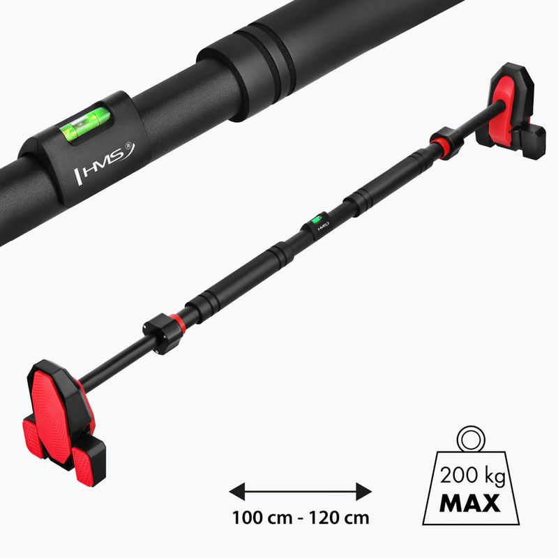 Húzódzkodó rúd HMS DD301 black/red 6