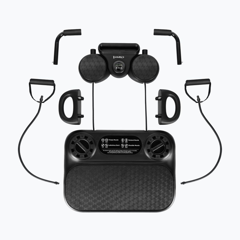 Multifunkciós edzésplatform kötelekkel HMS DBP01 black