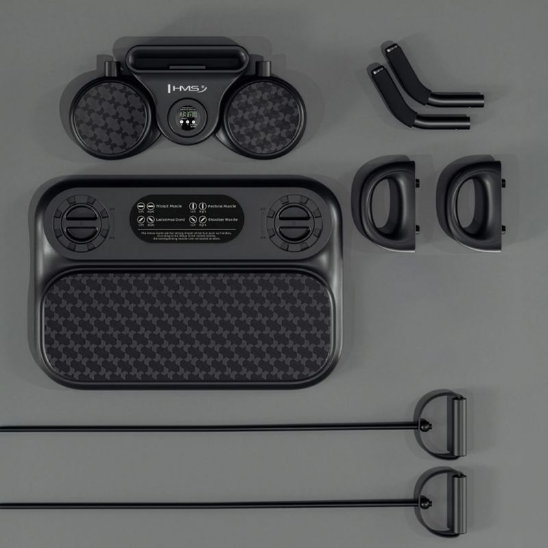 Multifunkciós edzésplatform kötelekkel HMS DBP01 black 3