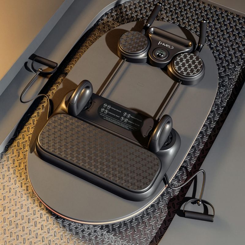 Multifunkciós edzésplatform kötelekkel HMS DBP01 black 4