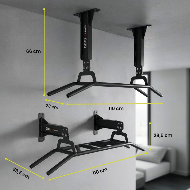 Húzódzkodó rúd HMS DD16 black 3
