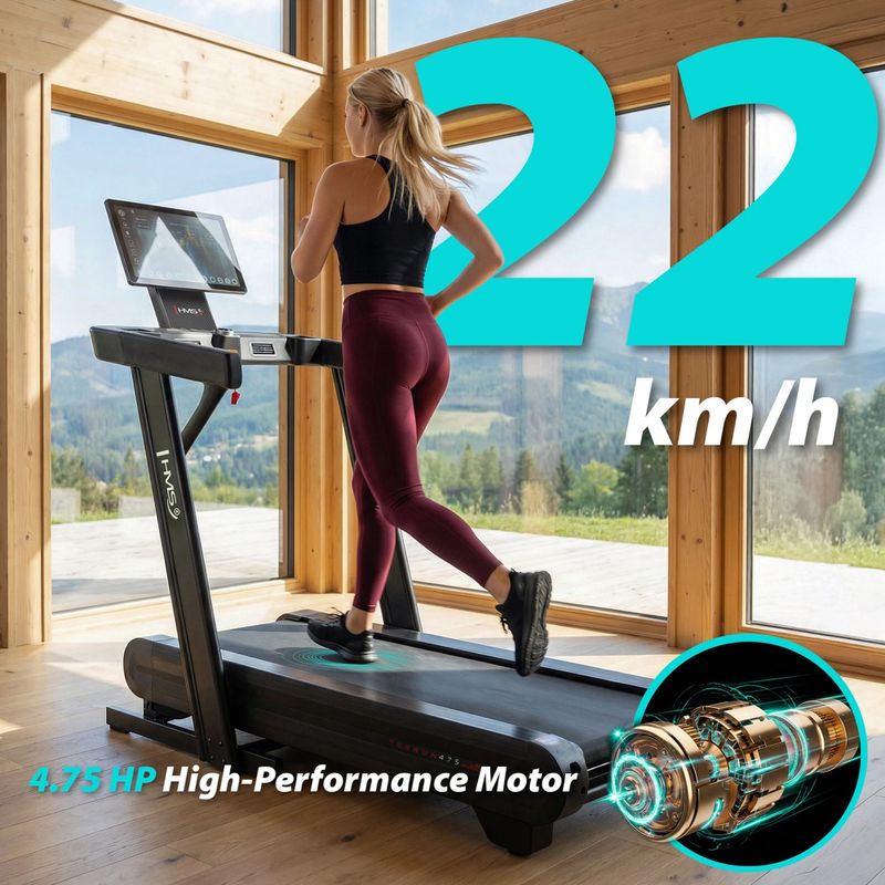 Elektromos futópad HMS Terrun475 black 7