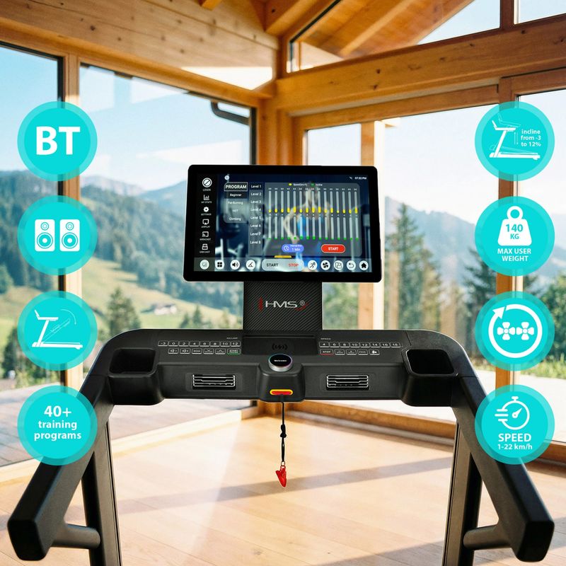 Elektromos futópad HMS Terrun475 black 9