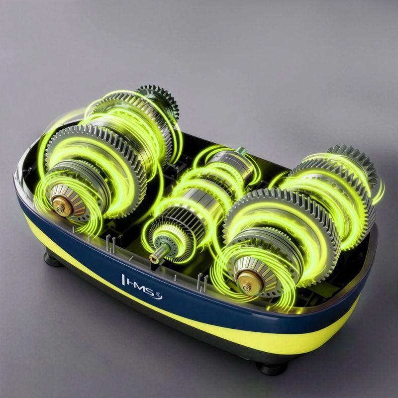 Vibrációs platform HMS SVP11 dark blue/lime 7