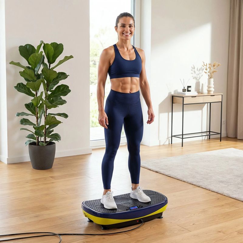 Vibrációs platform HMS SVP11 dark blue/lime 12