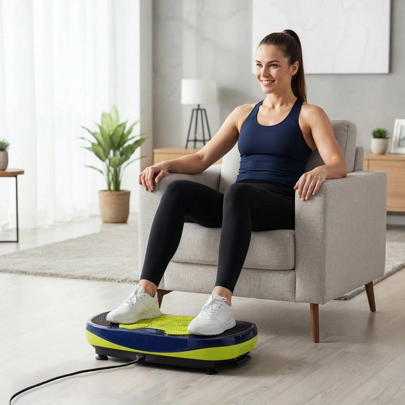 Vibrációs platform HMS SVP11 dark blue/lime 13