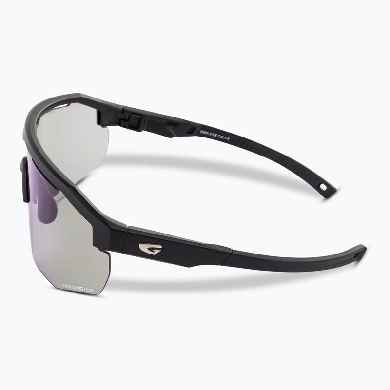 GOG Argo C matt fekete/polikromatikus zöld napszemüveg 4