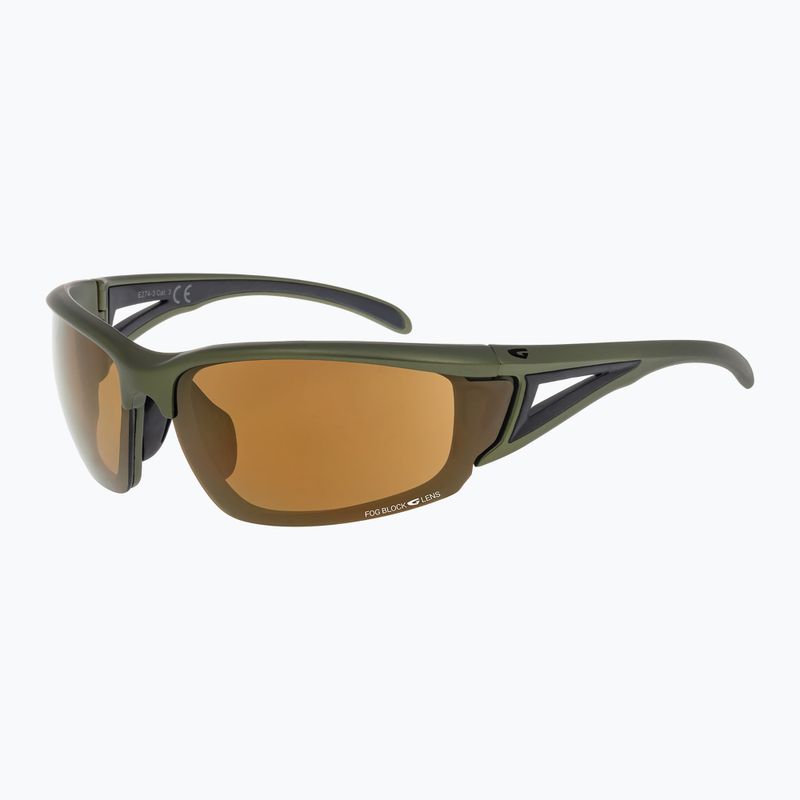 Napszemüveg GOG Lynx matt dark green/black/gold mirror 2
