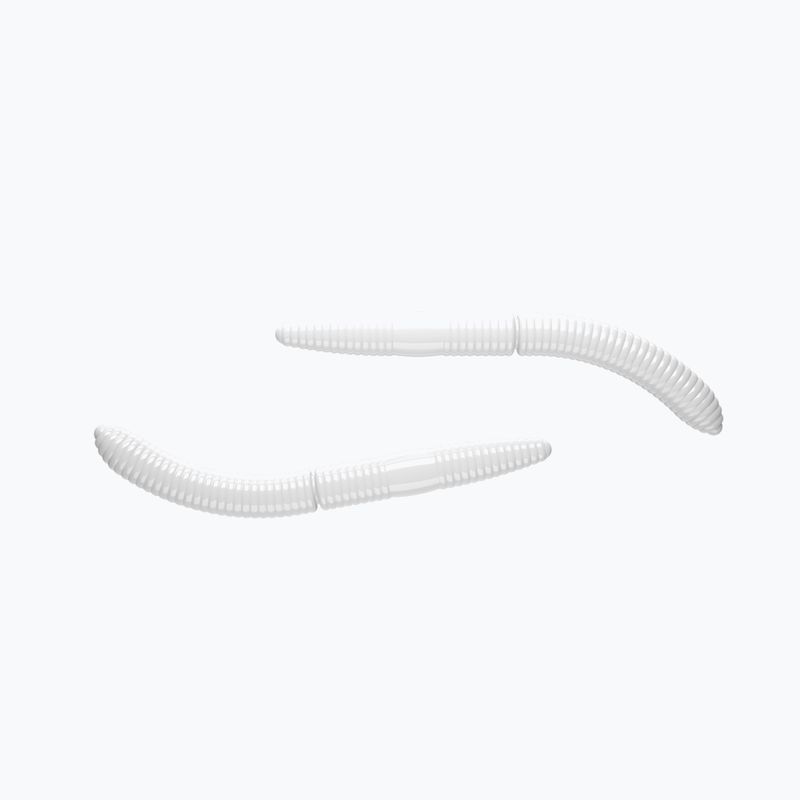 Libra Lures Fatty D'Worm Krill 10 db. Fehér FATTYDWORMK65