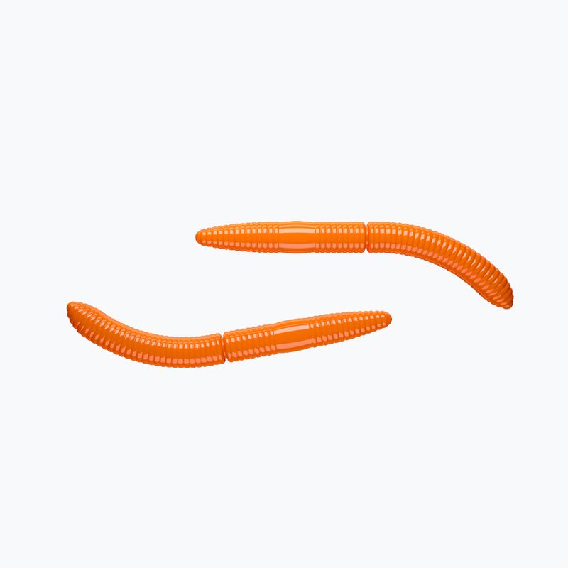 Libra Lures Fatty D'Worm Cheese 8 db. Forró narancssárga FATTYDWORMK75
