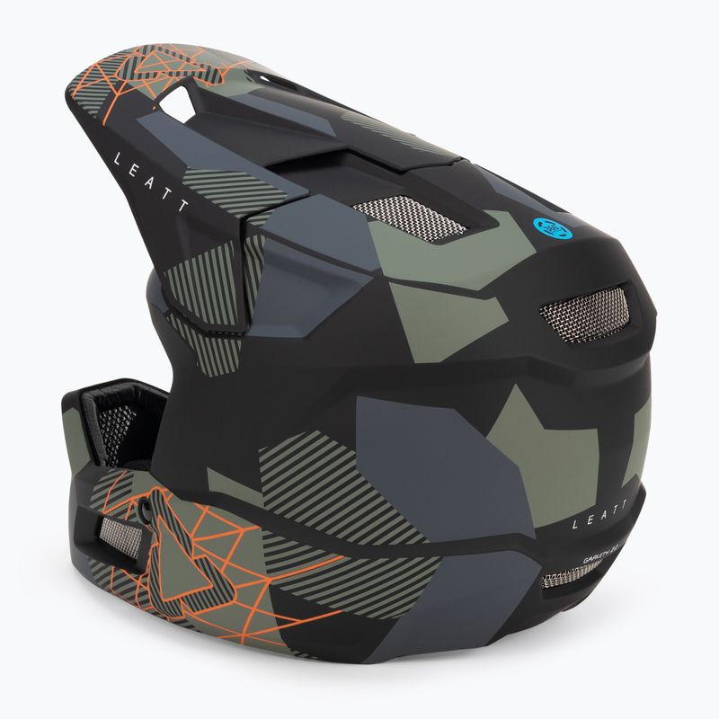 Leatt MTB kerékpáros sisak Gravity 2.0 V23 zöld/fekete 1023013903 4