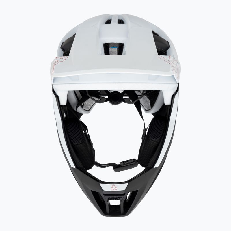 Leatt MTB Enduro 3.0 V23 kerékpáros sisak fekete-fehér 1023014751 2