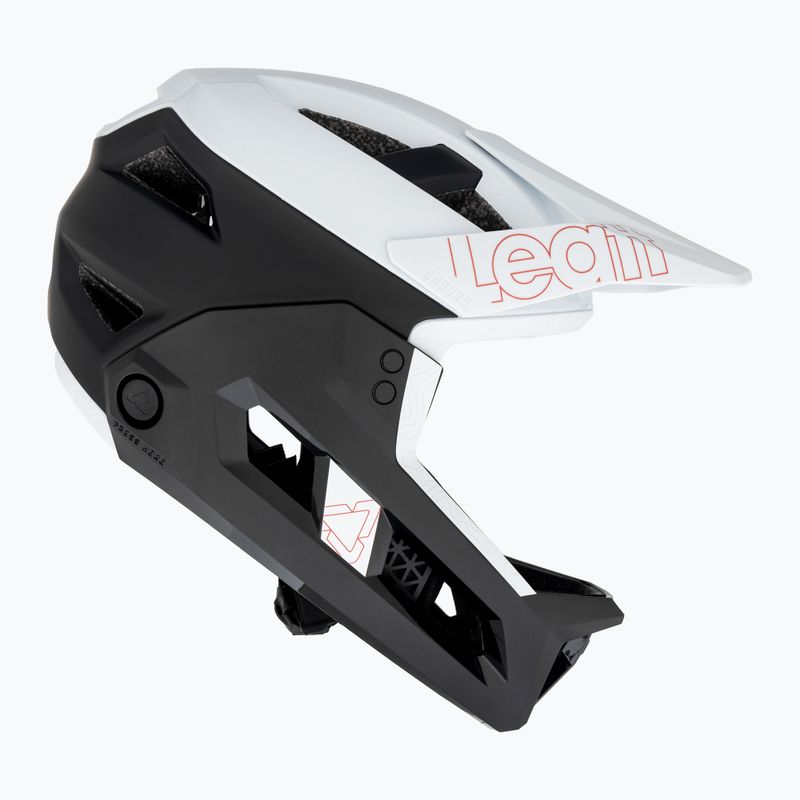 Leatt MTB Enduro 3.0 V23 kerékpáros sisak fekete-fehér 1023014751 4