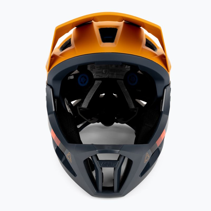 Leatt MTB Enduro 2.0 V23 kerékpáros sisak tengerészkék és sárga 1023014852 2