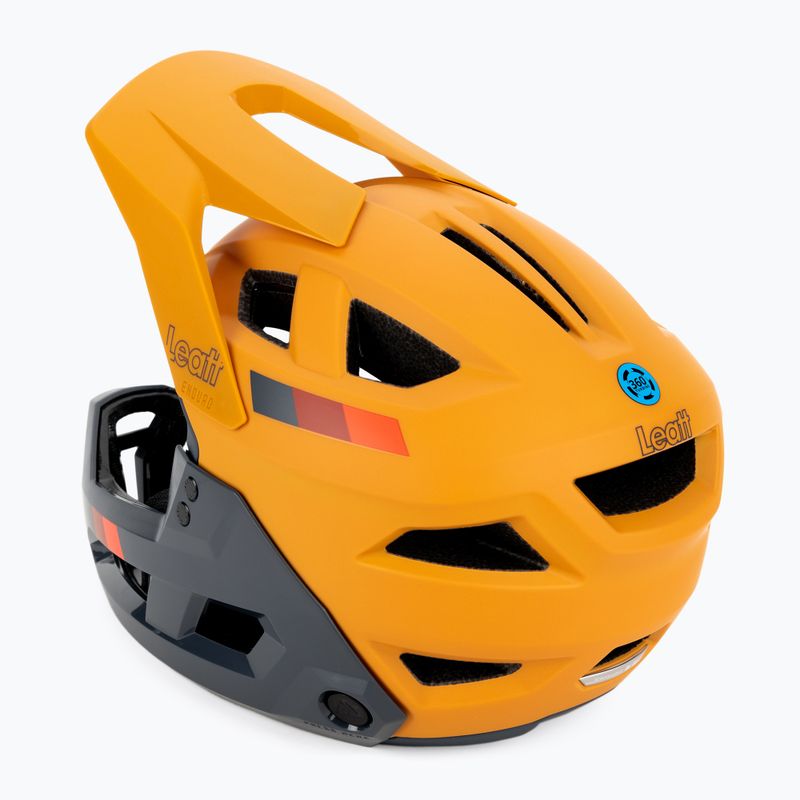 Leatt MTB Enduro 2.0 V23 kerékpáros sisak tengerészkék és sárga 1023014852 4