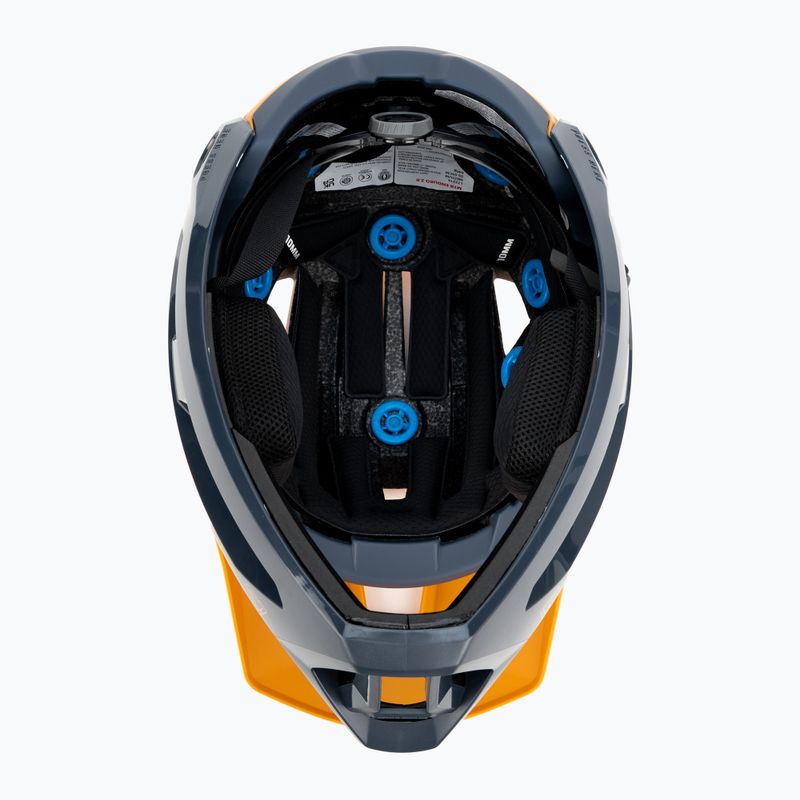 Leatt MTB Enduro 2.0 V23 kerékpáros sisak tengerészkék és sárga 1023014852 5