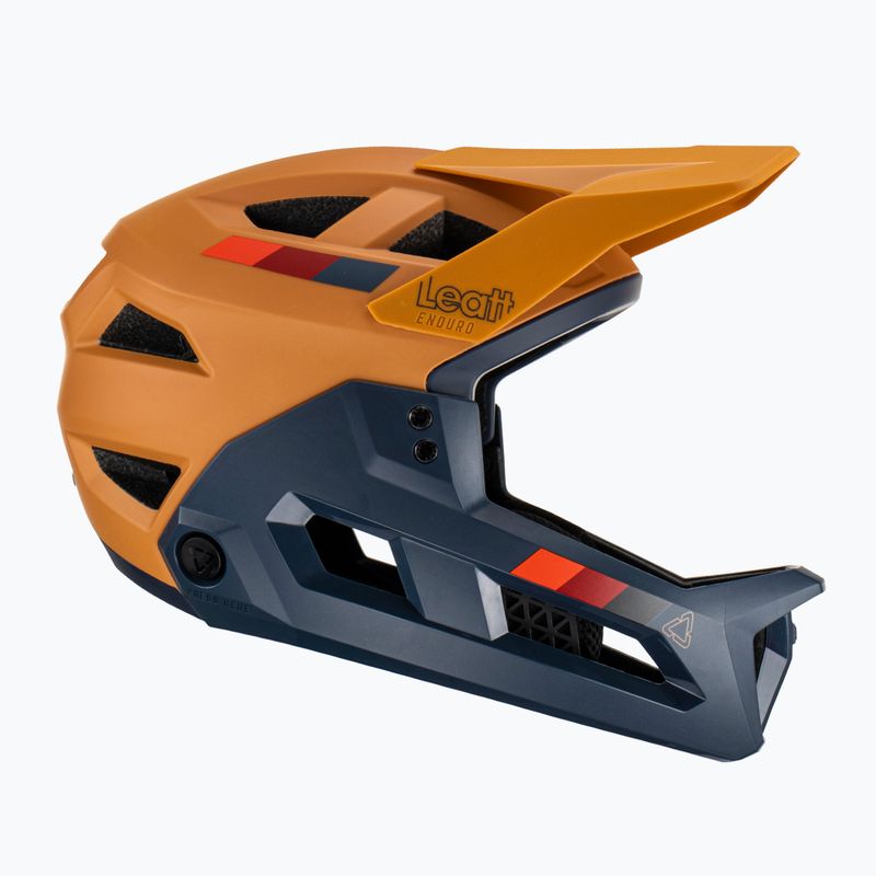 Leatt MTB Enduro 2.0 V23 kerékpáros sisak tengerészkék és sárga 1023014852 7