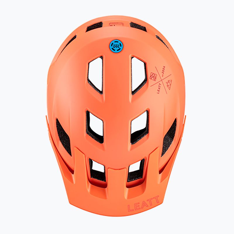 Leatt MTB kerékpáros sisak AllMtn 1.0 V23 narancssárga 1023015951 10